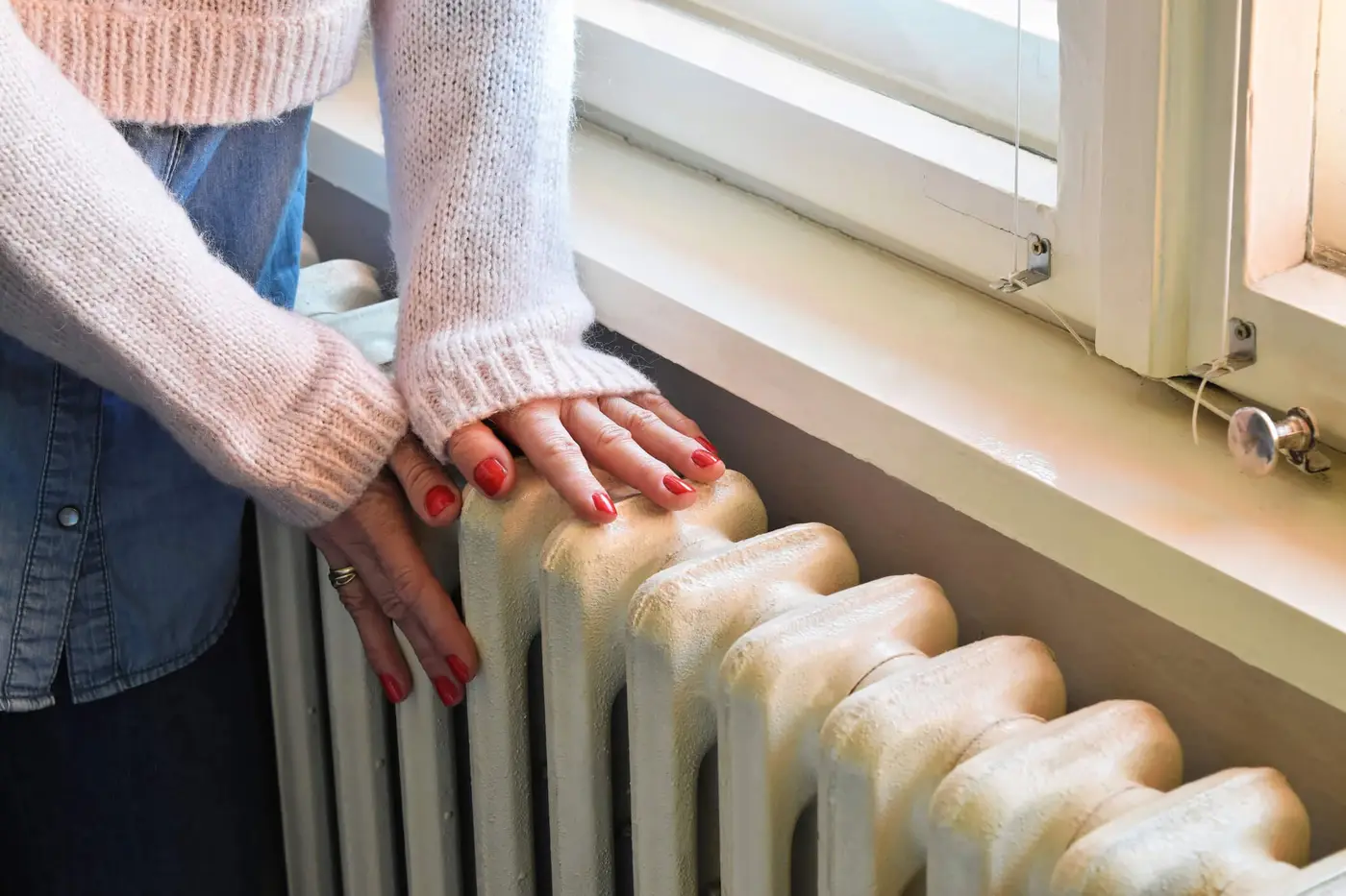 Central heating - heavy duty radiator. Home central heating system